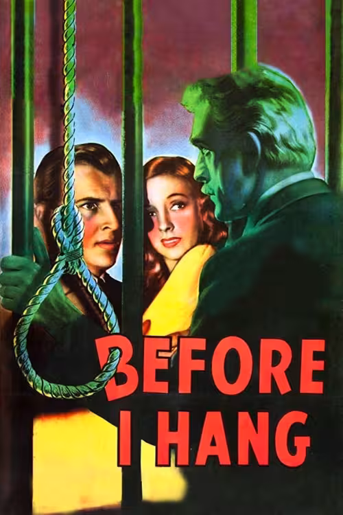 Poster &mdash; Before I Hang