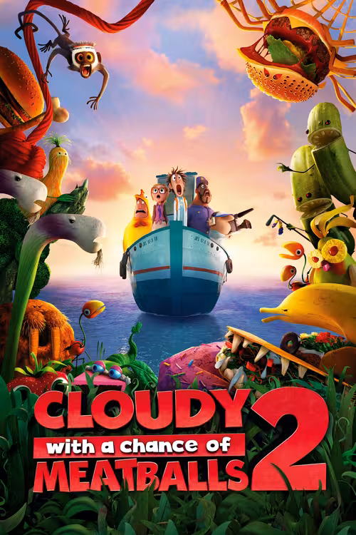 Poster &mdash; Cloudy with a Chance of Meatballs 2
