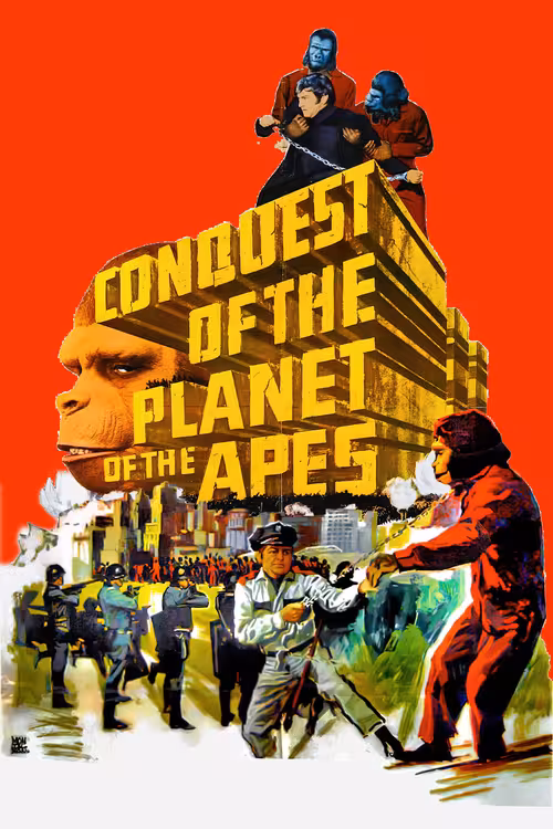 Poster &mdash; Conquest of the Planet of the Apes