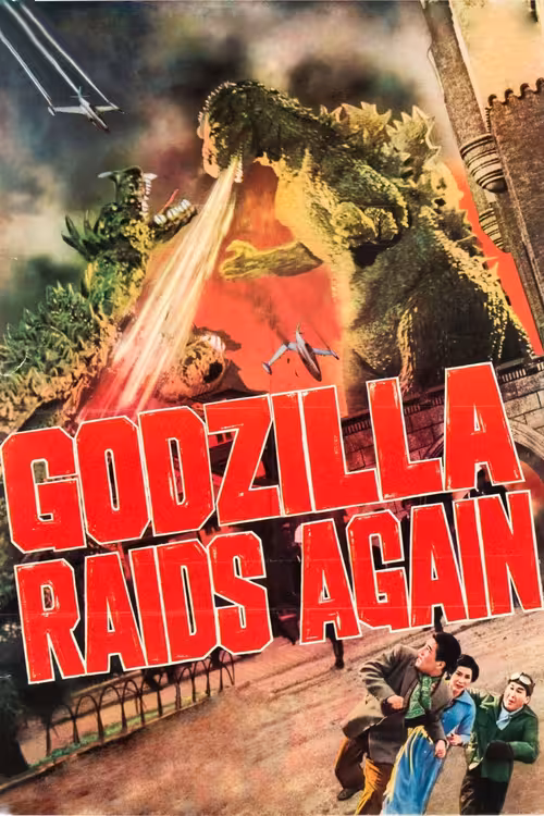 Poster for Godzilla Raids Again
