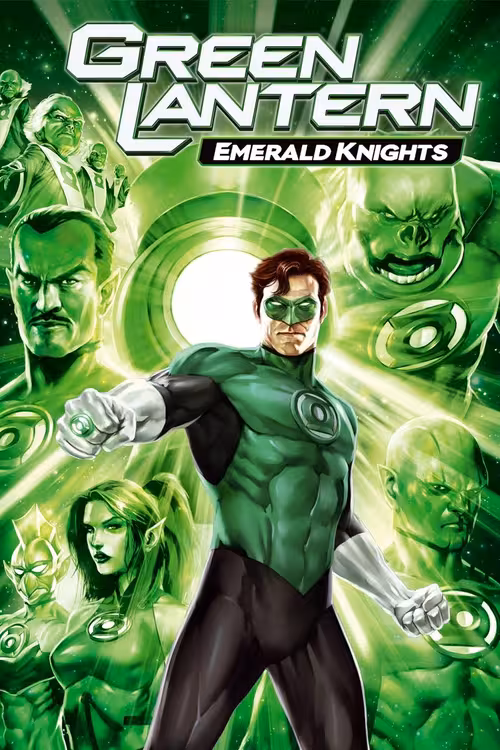 Poster &mdash; Green Lantern: Emerald Knights