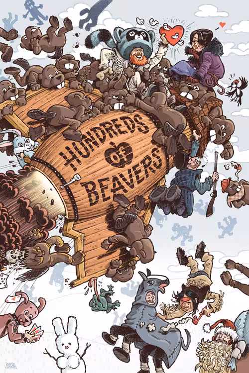 Poster &mdash; Hundreds of Beavers