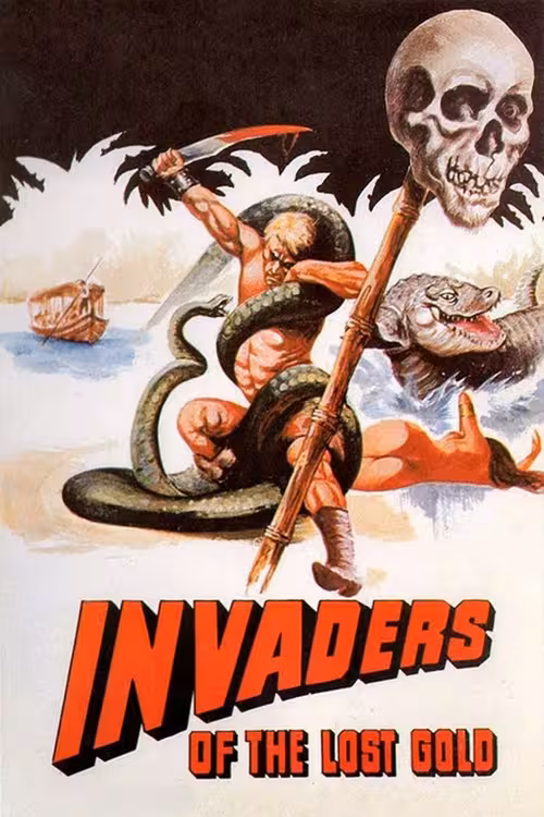 Poster &mdash; Invaders of the Lost Gold
