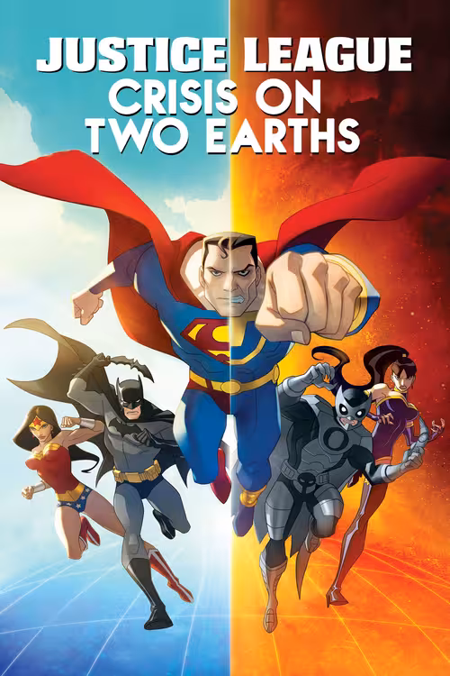 Poster &mdash; Justice League: Crisis on Two Earths