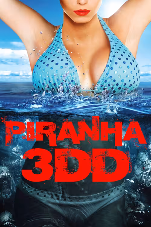 Poster &mdash; Piranha 3DD