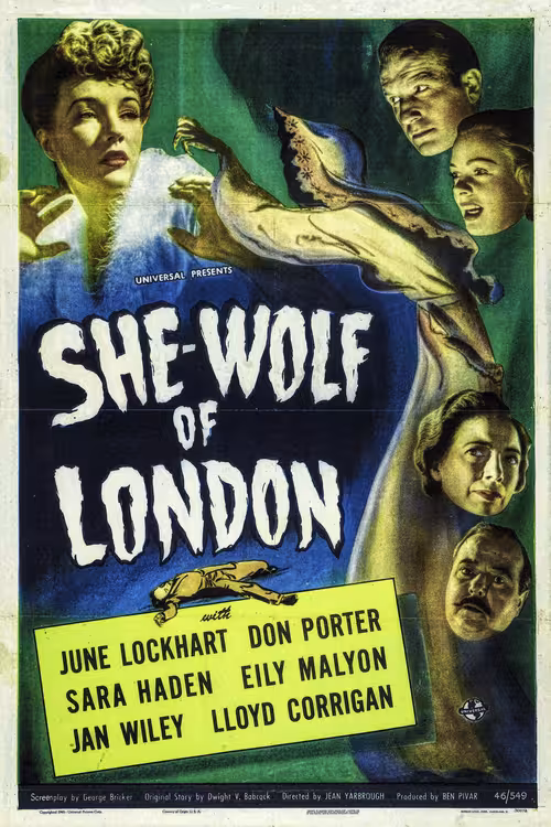 Poster &mdash; She-Wolf of London